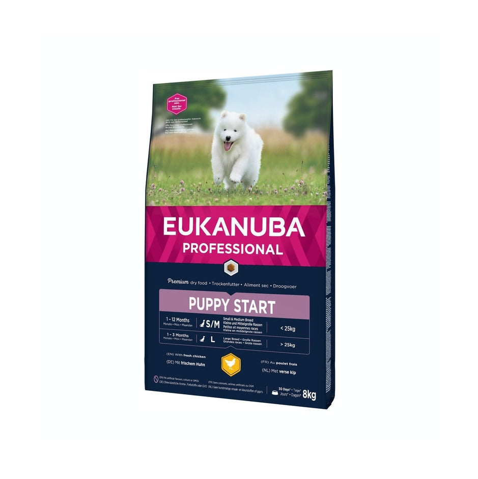 EUKANUBA Puppy Start voor puppy's van alle rassen - breeder bag 8 kg
