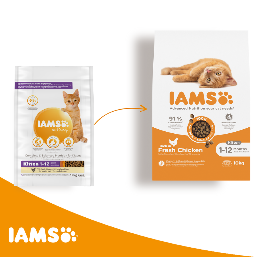 IAMS Advanced Nutrition droogvoer voor katten met verse kip 10 kg