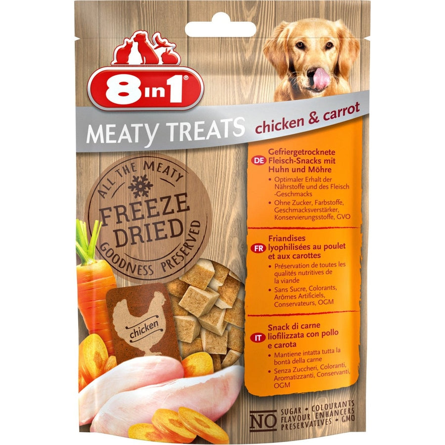 8in1 Meaty Treats chicken/carrot 50gr