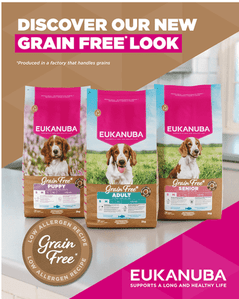 Eukanuba Grain Free dog puppy small/medium ocean fish 12kg