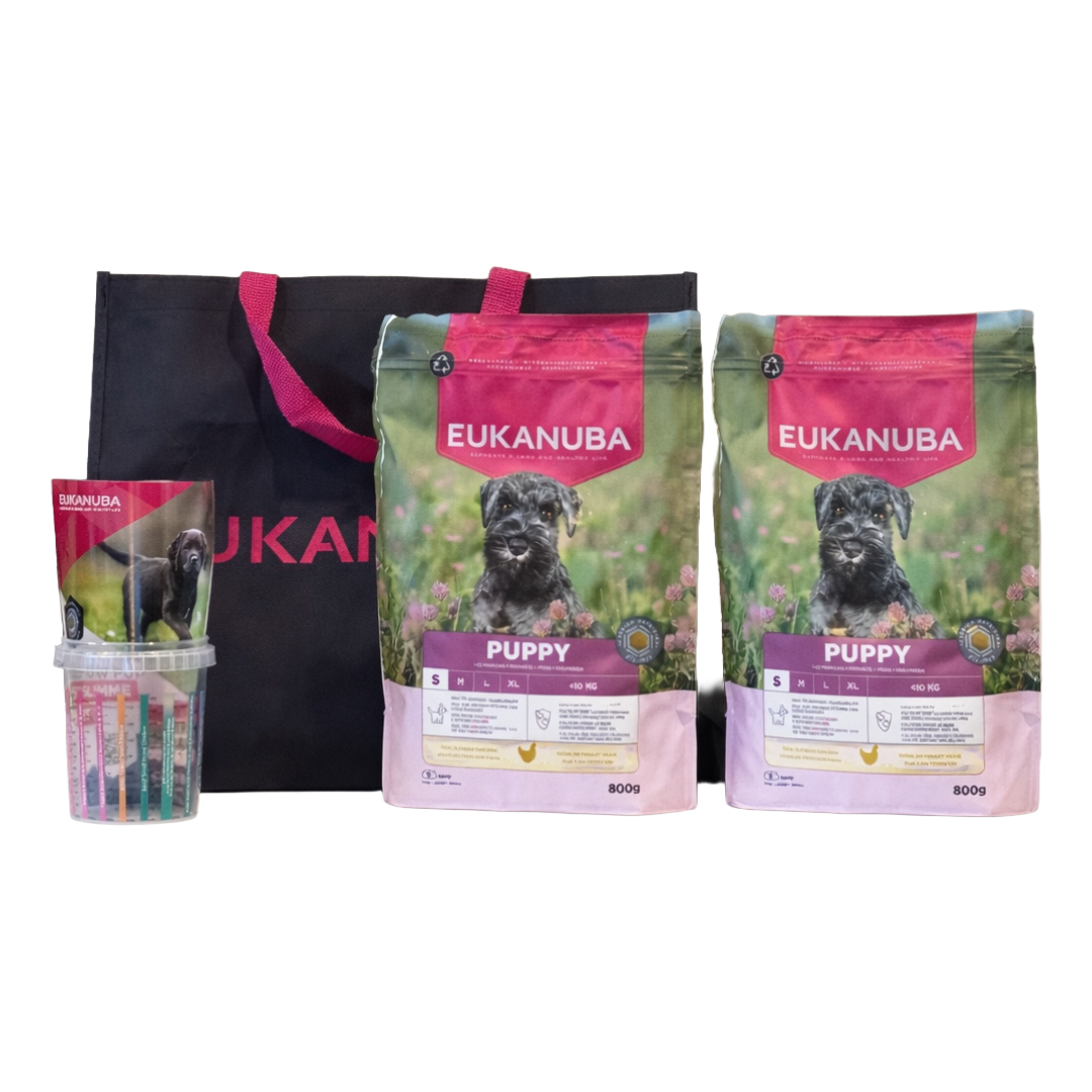 2x Eukanuba Puppy Kit Small Breed – Chicken (2 x 800 g)