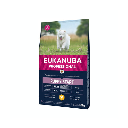 EUKANUBA Puppy Start voor puppy's van alle rassen - breeder bag 8 kg