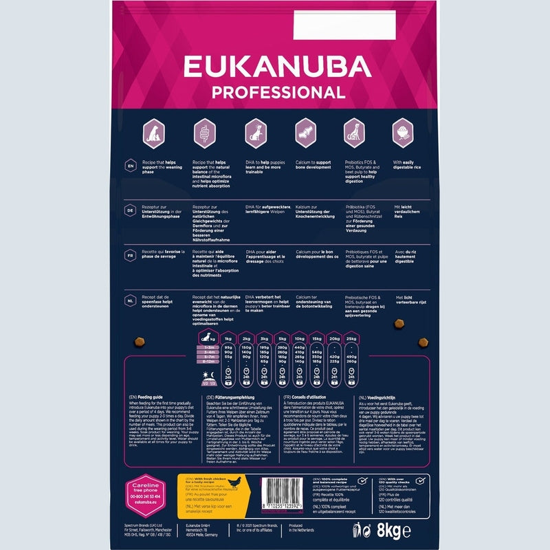 EUKANUBA Puppy Start voor puppy's van alle rassen - breeder bag 8 kg