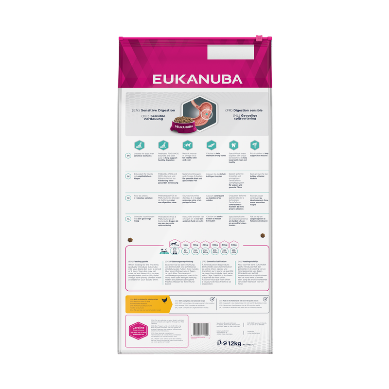 EUKANUBA Daily Care droogvoer voor honden (brokjes) voor volwassen honden met gevoelige gewrichten 12 kg