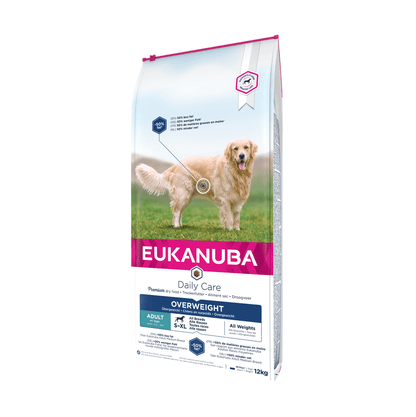 EUKANUBA Daily Care droogvoer (brokjes) voor volwassen honden met overgewicht 12 kg