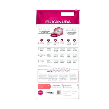 EUKANUBA Daily Care droogvoer (brokjes) voor volwassen honden, met zalm als enkelvoudig eiwit* rijk aan vers ingevroren zalm 12 kg