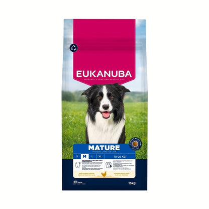 EUKANUBA droog hondenvoer voor middelgrote volwassen honden, rijk aan verse kip 15 kg