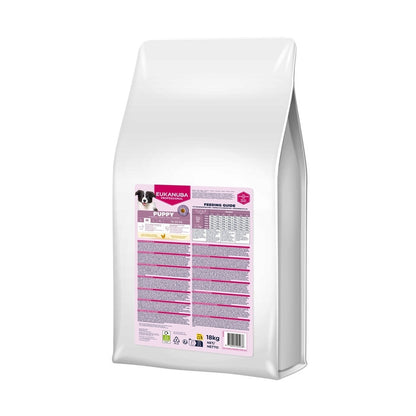 EUKANUBA droog hondenvoer voor puppy's van middelgrote rassen, rijk aan verse kip 18 kg