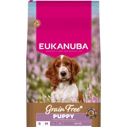 Eukanuba Grain Free dog puppy small/medium ocean fish 12kg