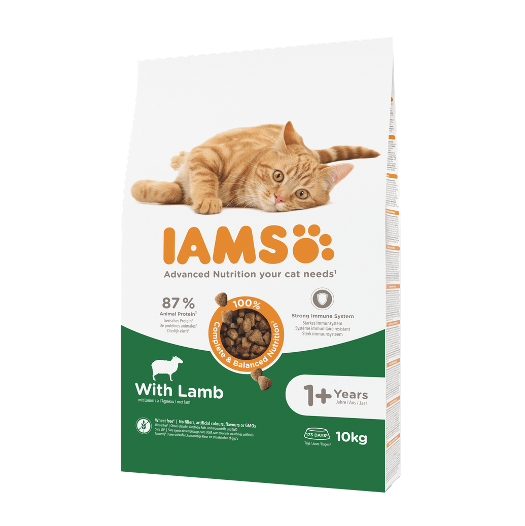 IAMS Advanced Nutrition 1+ Years droogvoer met lam voor katten 10 kg