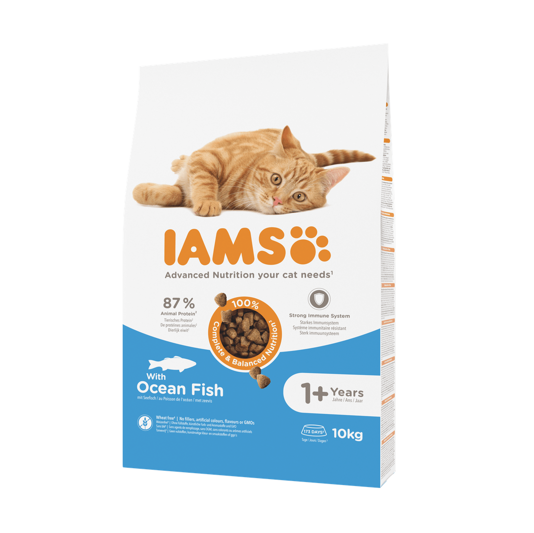 IAMS Advanced Nutrition 1+ Years droogvoer met zeevis voor katten 10 kg