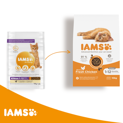 IAMS Advanced Nutrition droogvoer voor katten met verse kip 10 kg