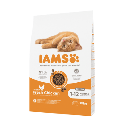 IAMS Advanced Nutrition droogvoer voor katten met verse kip 10 kg