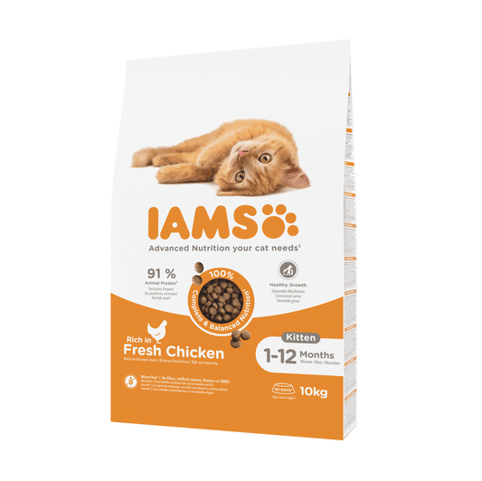 IAMS Advanced Nutrition droogvoer voor katten met verse kip 10 kg