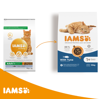 IAMS Advanced Nutrition 1+ Years droogvoer met tonijn voor katten 10 kg