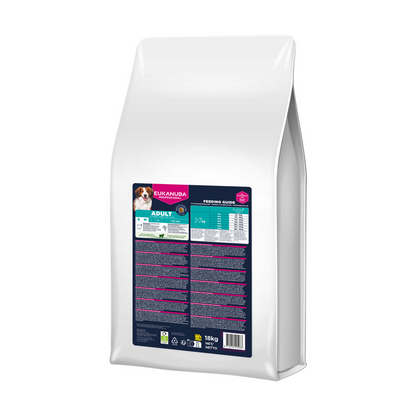 EUKANUBA droogvoer voor kleine en middelgrote volwassen honden, rijk aan lamsvlees en rijst 18 kg