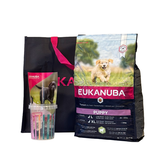 2x Eukanuba Puppy Kit Large Breed – Lamb & Rice 2,5 kg